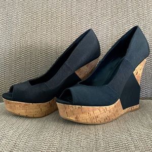 BCBGeneration wedge heels. Size 8